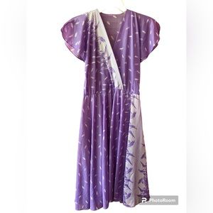 Vintage lavender sheer dress